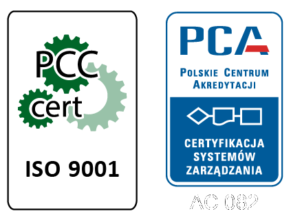 Certyfikat ISO 9001 - PCC Cert